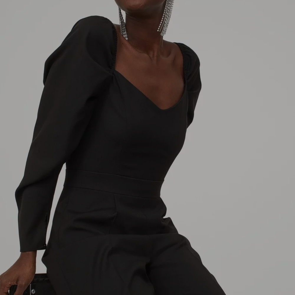 Nwt H&M Elegant Black Jumpsuit